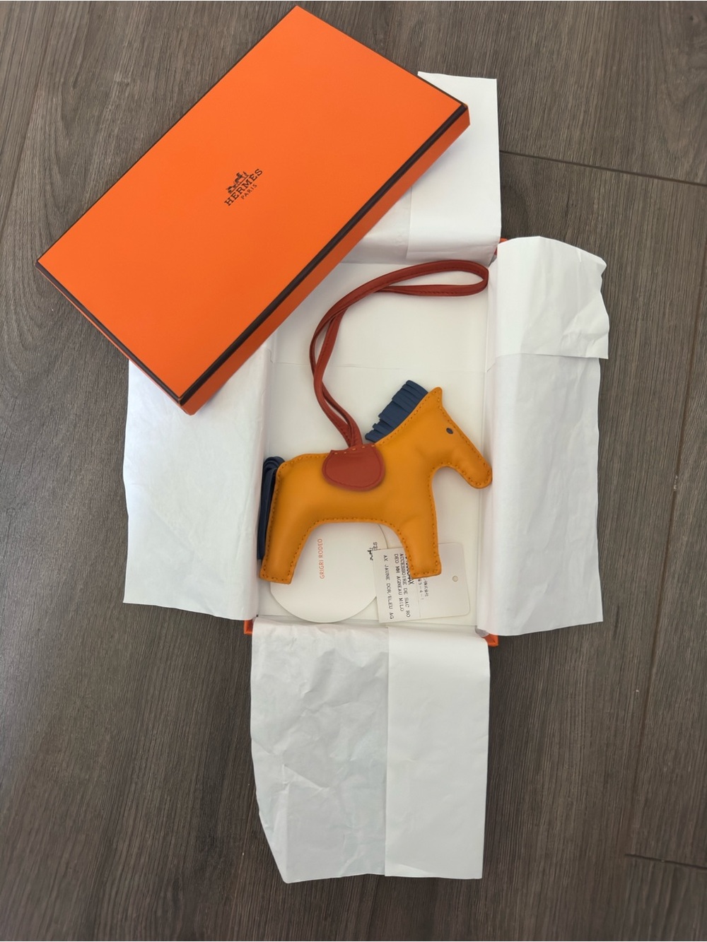 Authentic Hermes Rodeo. New with tag and box.